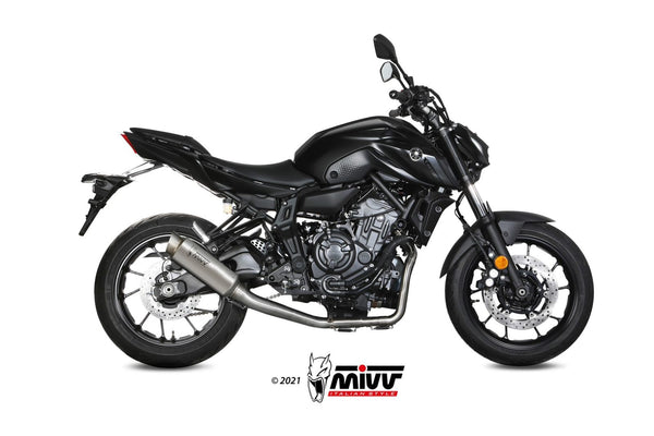 Mivv Slip-On Exhaust for Yamaha MT-07 2021-2022