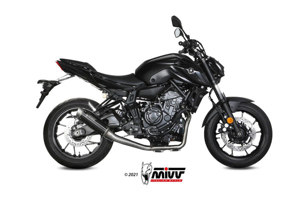 Mivv Slip-On Exhaust for Yamaha MT-07 2021-2022