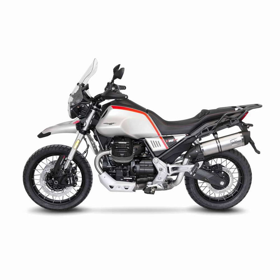 LeoVince Slip-On Exhaust for Moto Guzzi V85 TT 2019