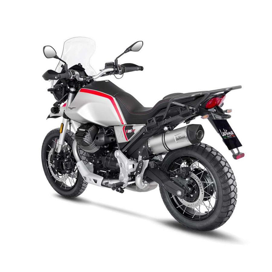 LeoVince Slip-On Exhaust for Moto Guzzi V85 TT 2019