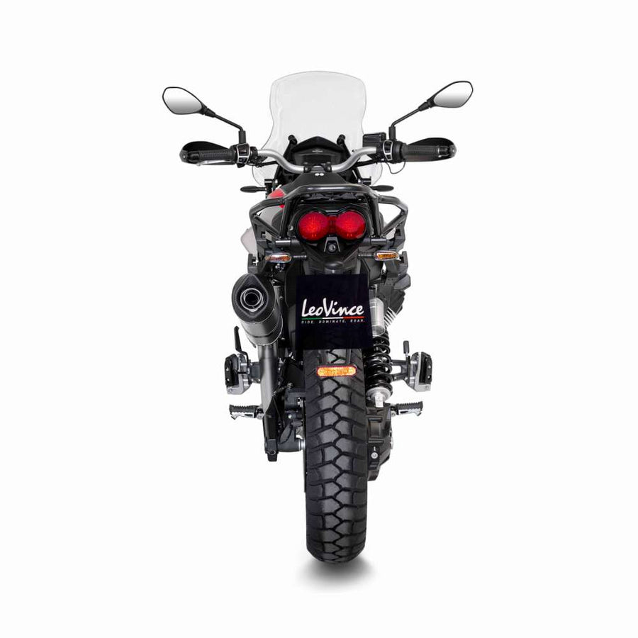 LeoVince Slip-On Exhaust for Moto Guzzi V85 TT 2019