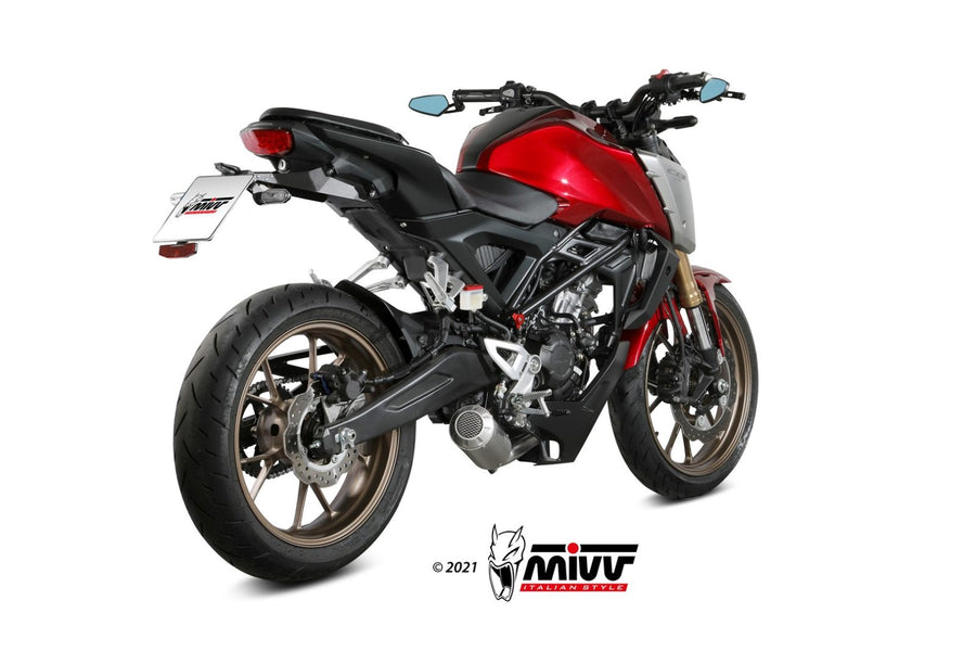 Mivv Slip-On Exhaust for Honda CB 125 2021-2023