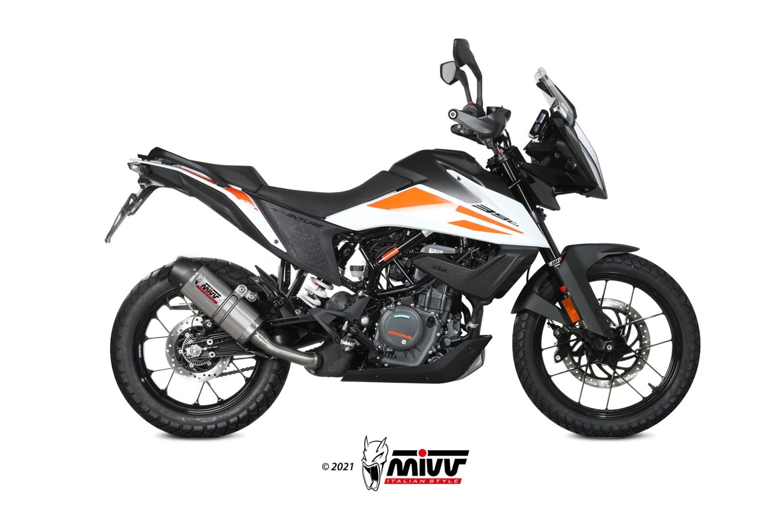 Mivv Slip-On Exhaust for KTM 390 Adventure 2020-2022