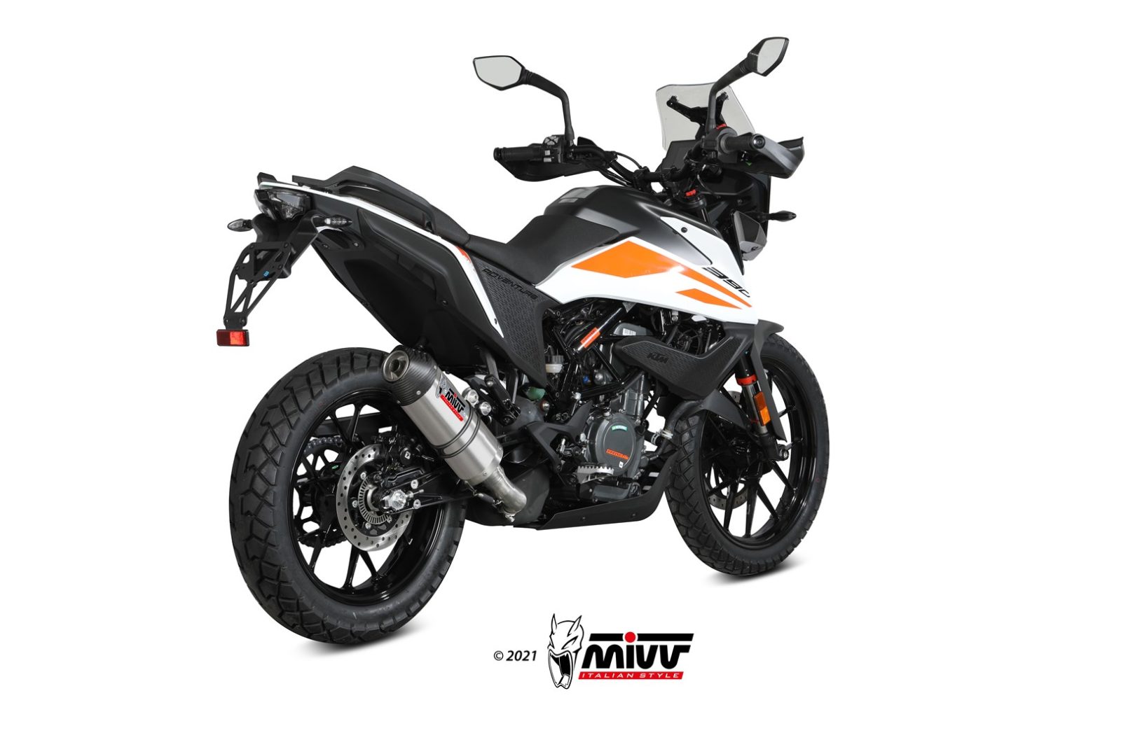 Mivv Slip-On Exhaust for KTM 390 Adventure 2020-2022