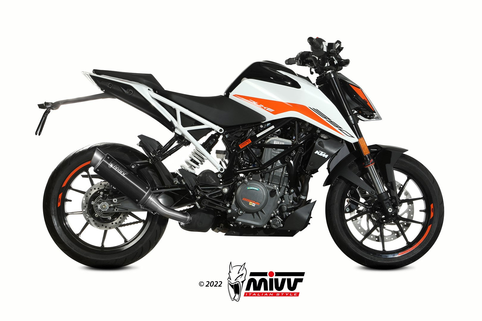 Mivv Slip-On Exhaust for KTM 125 Duke 2021-2022