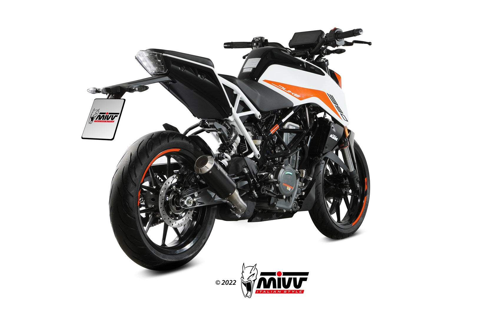 Mivv Slip-On Exhaust for KTM 125 Duke 2021-2022