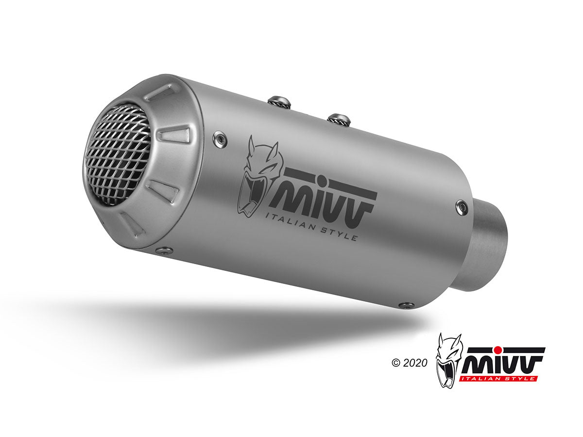 Mivv Slip-On Exhaust for KTM 125 Duke 2021-2022