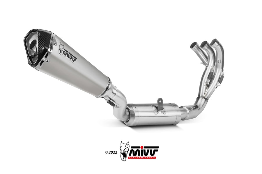 Mivv Slip-On Exhaust for Yamaha Tracer 9 2021-2022