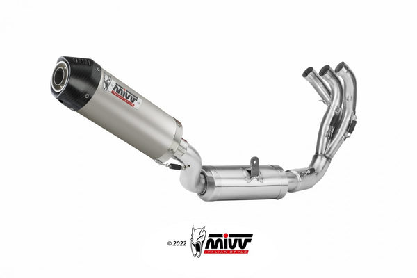 Mivv Slip-On Exhaust for Yamaha Tracer 9 2021-2022